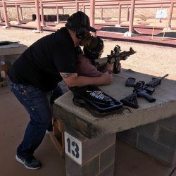Southern Utah Shooting Sportspark - Gun Safety and Range work with the Kiddo.