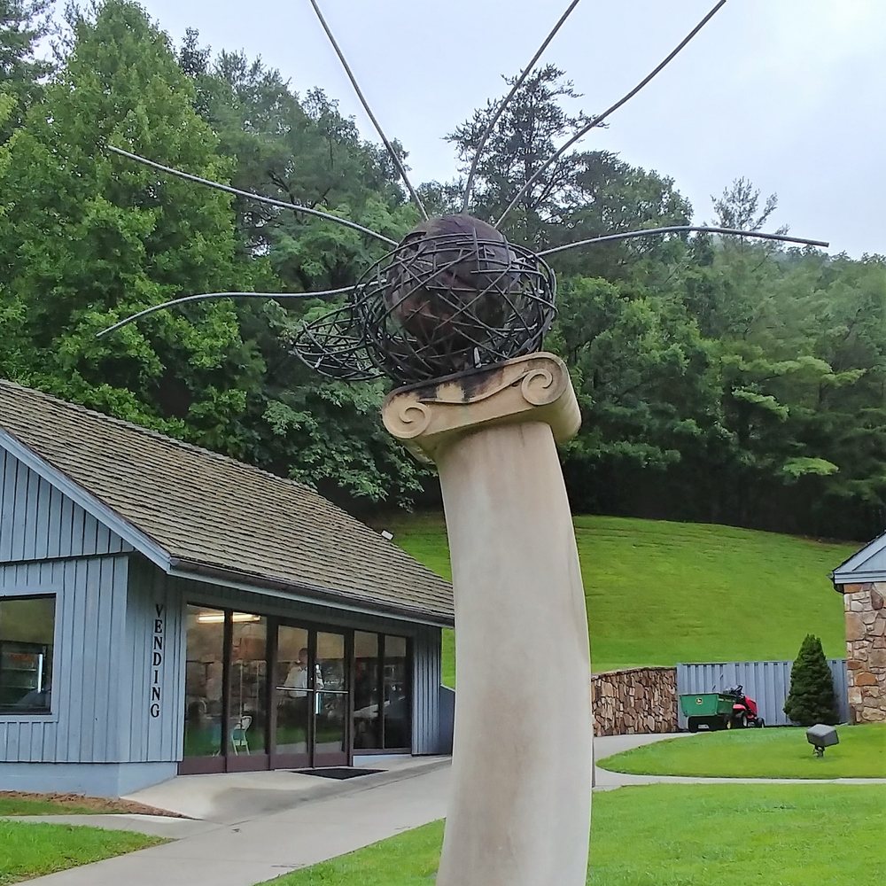 Tennessee Welcome Center - This is a statue of some sort at this welcome center.  Photo taken August 3, 2018. - Rest Stops Near Me - Hartford, Tennessee