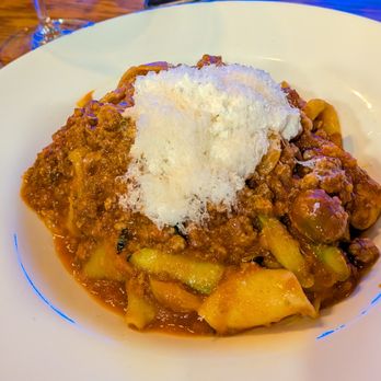 Hugo’s - Pappardelle Bolognese al Ragu...topped with a pile of cocaine...JK! :0) - New American Near Me - Glenwood Springs, Colorado Hugo’s - Pappardelle Bolognese al Ragu...topped with a pile of cocaine...JK! :0) - New American Near Me - Glenwood Springs, Colorado