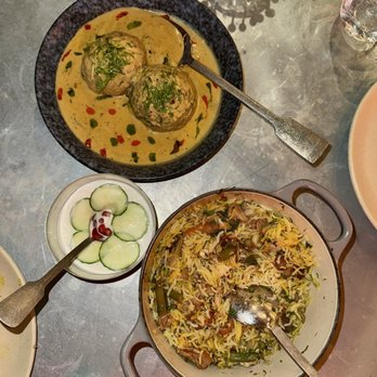 Adda - chicken kofta and veggie biryani - Indian Near Me - New York, New York Adda - chicken kofta and veggie biryani - Indian Near Me - New York, New York