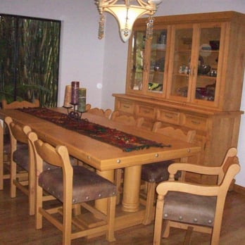 Rustic 101 - Europa dining Table and Hutch, Club chairs with distressed Mexican Leather, Alder-light stain; 2011 Rancho Penasquitos. - Furniture Stores Near Me - Encinitas, California Rustic 101 - Europa dining Table and Hutch, Club chairs with distressed Mexican Leather, Alder-light stain; 2011 Rancho Penasquitos. - Furniture Stores Near Me - Encinitas, California