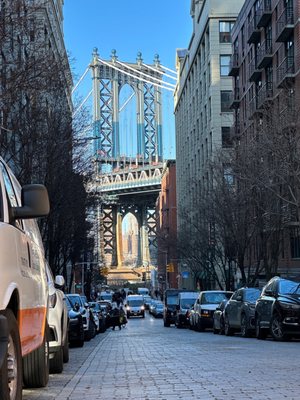 DUMBO Manhattan Bridge View by null