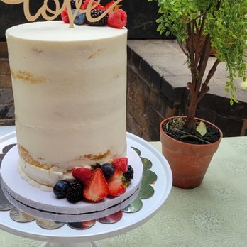 Famous Creations - Strawberry Victorian naked cakes with berries . - Bakeries Near Me - Fairfield, California