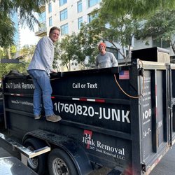 24/7 Junk Removal - Removing my broken futon with a smile :)