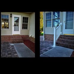 Feans Construction Services - Add safety to your steps with a maintenance free vinyl railing