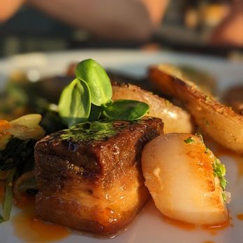 The Bistro at Hillside Winery - Pork belly and scallop - Bistros Near Me - Penticton, British Columbia