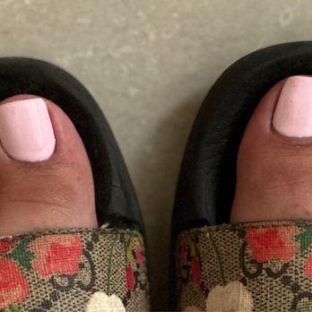 Nail Center - Gel pedicure in Ballet Pink (601). I asked for the nails to be squared. - Nail Salons Near Me - Thornton, Colorado Nail Center - Gel pedicure in Ballet Pink (601). I asked for the nails to be squared. - Nail Salons Near Me - Thornton, Colorado