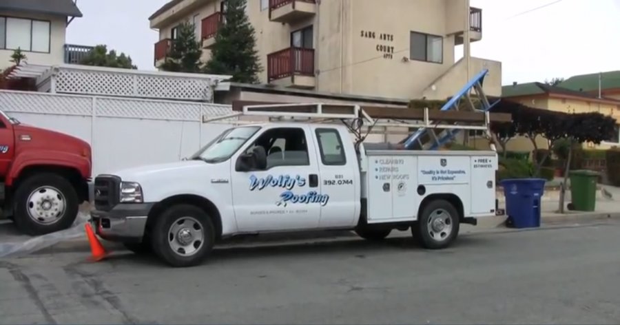 Slide of Wolfy's Roofing