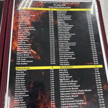 Indian Flame Authentic Cuisine - Indian Near Me - Hillsboro, Oregon