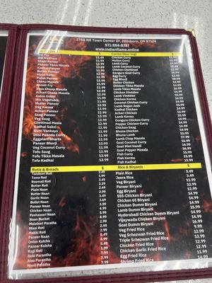 Menu photo 1 Indian Flame Authentic Cuisine Hillsboro, OR