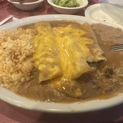 Ground beef Enchiladas Tex Mex
