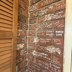 Goodies Go Last Bakery - Interior message wall