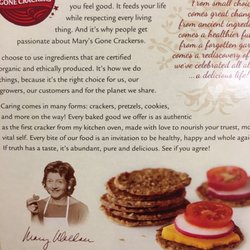 Mary's Organic Crackers - Mary's Gone Crackers