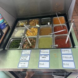 La Costa Grill - Salsa bar extravaganza!!