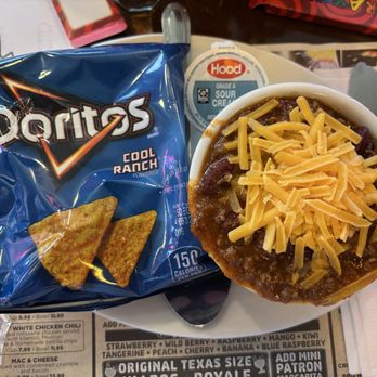 Dallas BBQ - Chelsea - Texas style chili with chips - Barbeque Near Me - New York, New York Dallas BBQ - Chelsea - Texas style chili with chips - Barbeque Near Me - New York, New York
