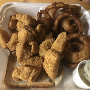 Beasley Fish - Catfish with Onion Rings - Restaurants Near Me - Grafton, Illinois