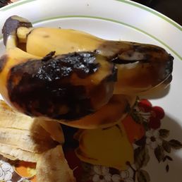 Bananas on my plate after delivery!