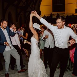 The Abbey On Main - Reception dance floor