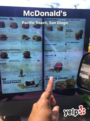 Menu photo 2 McDonald's San Diego, CA