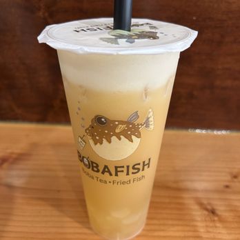 Bobafish - Peach aloe - Bubble Tea Near Me - New York, New York