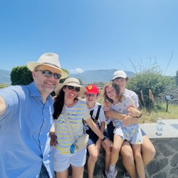 Tours of Pompeii - My family at Pompeii