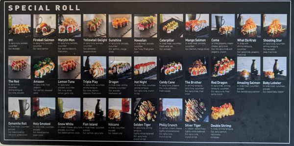 Menu photo 2 Maru Sushi Bar Los Angeles, CA