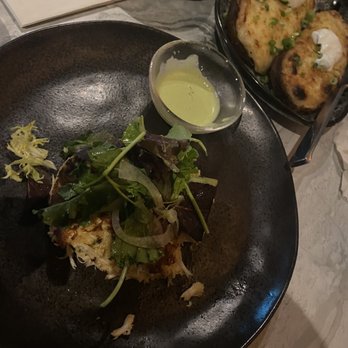 The Grill - Crabcake - I had only taken a few bites. The crab cake is not as huge as the waiter will tell you. lol - American Near Me - Washington, DC, District of Columbia