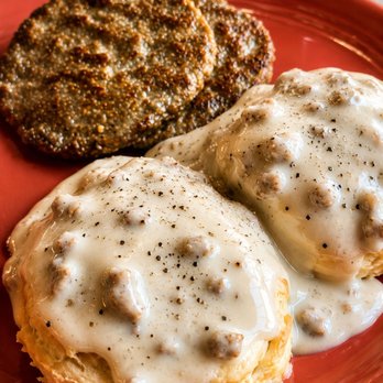 Jordan Feed Mill Restaurant - Biscuits and Gravy 1/2 portion - Breakfast & Brunch Near Me - Jordan, Minnesota Jordan Feed Mill Restaurant - Biscuits and Gravy 1/2 portion - Breakfast & Brunch Near Me - Jordan, Minnesota