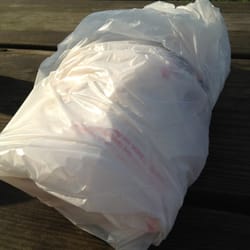 International Village - That's what I call a "bundle of joy"!!! 1# of lamb shoulder to take home! :)