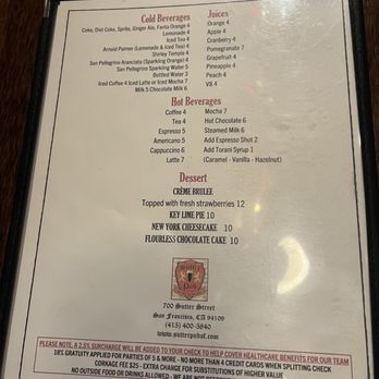 Sutter Pub & Restaurant - Menu - Breakfast & Brunch Near Me - San Francisco, California Sutter Pub & Restaurant - Menu - Breakfast & Brunch Near Me - San Francisco, California