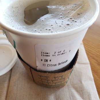 Starbucks - Citrus defender tea - Coffee & Tea Near Me - Richmond, British Columbia