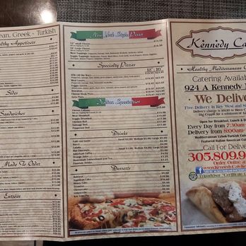 Kennedy Cafe - Menu - Mediterranean Near Me - Key West, Florida Kennedy Cafe - Menu - Mediterranean Near Me - Key West, Florida