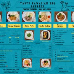 Tasty Hawaiian BBQ Express - Menu