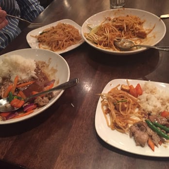 Kindee Thai Restaurant - vegetable stir fry and added pork and an order of pad thai. - Thai Near Me - Minneapolis, Minnesota Kindee Thai Restaurant - vegetable stir fry and added pork and an order of pad thai. - Thai Near Me - Minneapolis, Minnesota