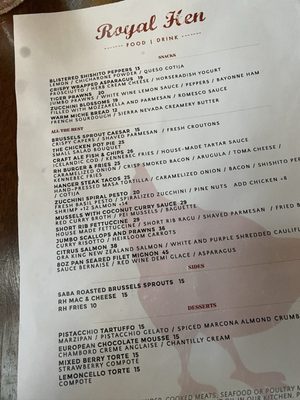 Menu photo 3 Royal Hen Newport Beach, CA Menu photo 3 Royal Hen Newport Beach, CA