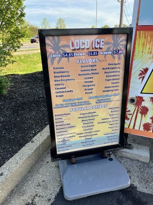 Loco Ice shave ice cup close-up