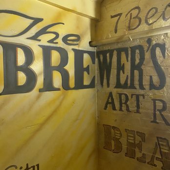 The Brewer's Art - Logo on the basement wall - Breweries Near Me - Baltimore, Maryland