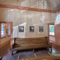 Harpers Ferry Train Station - Waiting room inside