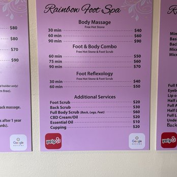 Rainbow Foot Spa - Massage Near Me - Las Vegas, Nevada Rainbow Foot Spa - Massage Near Me - Las Vegas, Nevada