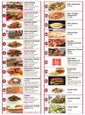 Menu photo 8 Istanbul Diner Cafe Revere, MA Menu photo 8 Istanbul Diner Cafe Revere, MA