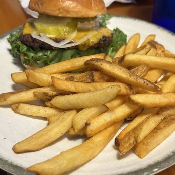 Destination 814 - The All-American Burger with fries - American Near Me - Lagrange, Indiana