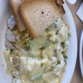 The Original Steve’s Diner - Frittata with chicken sausage, veggies, and toast (GF) - Breakfast & Brunch Near Me - Rochester, New York The Original Steve’s Diner - Frittata with chicken sausage, veggies, and toast (GF) - Breakfast & Brunch Near Me - Rochester, New York