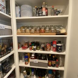 A glimpse at the pantry. It's now easier to find stuff here than on Amazon. A glimpse at the pantry. It's now easier to find stuff here than on Amazon.