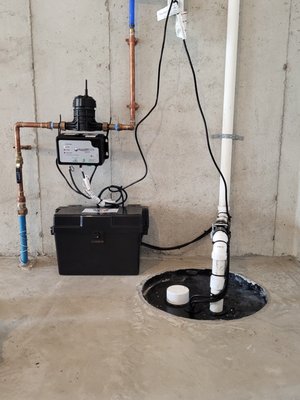 Battery back up system by Zoeller. Call today to prevent flooding in your basement. Free estimates. - We can install supply or diagnose any sump pump problem so that you never get water in your basement again. Guaranteed! Battery back up system by Zoeller. Call today to prevent flooding in your basement. Free estimates. - We can install supply or diagnose any sump pump problem so that you never get water in your basement again. Guaranteed!