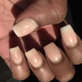 Quality Nails & Spa - To charge me for an ombré fill but this isn't ombré. Paid $38 for the full set in the first pic. Then paid $27 to get butchered. - Nail Salons Near Me - Long Beach, California