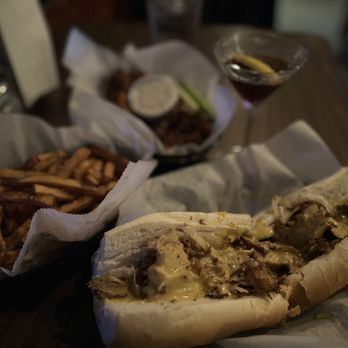 Triangle Tavern - a hot dog and french fries - American Near Me - Philadelphia, Pennsylvania Triangle Tavern - a hot dog and french fries - American Near Me - Philadelphia, Pennsylvania