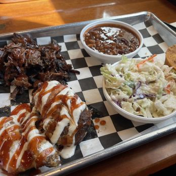 The Smoking Apple - Two meat plate - Barbeque Near Me - Lindon, Utah