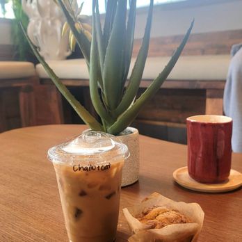 Chailo - Chailo Latte . Kashmir Latte . Pumpkin Muffin - Coffee & Tea Near Me - Costa Mesa, California Chailo - Chailo Latte . Kashmir Latte . Pumpkin Muffin - Coffee & Tea Near Me - Costa Mesa, California