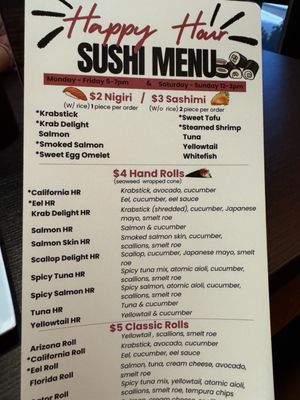 Menu photo 3 Sushi Alive Tampa, FL