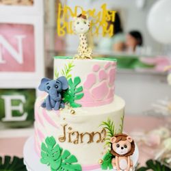 SweetArts - Custom cake for my daughter's 1st birthday.